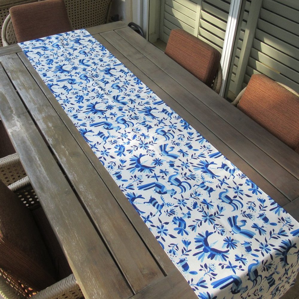 New BILLU Table Runner 18" x 100" Floral Animal Design Centerpieces Dining Room